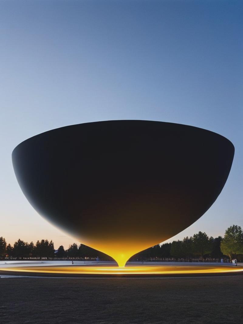 05052-278571398-very large light sculpture commemorating a black hole, in style of Olafur Eliasson, press photo,.png